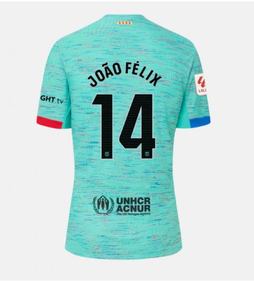 Barcelona Joao Felix #14 Replika Tredjetrøje Dame 2023-24 Kortærmet